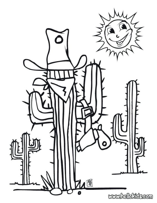 618x799 Coloring Pages Amusing Cactus Coloring Page. Cactus Wren Coloring