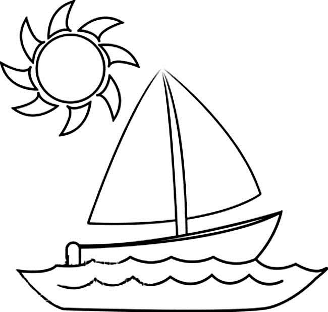 650x618 Sailboat Drawing For Kids Collection
