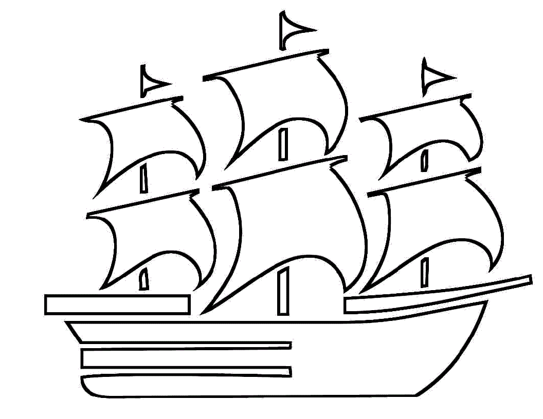 1056x816 Sailboat Drawing For Kids