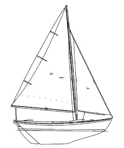 418x500 Buzzards Bay 14 Drawing On Httpsailboatdata