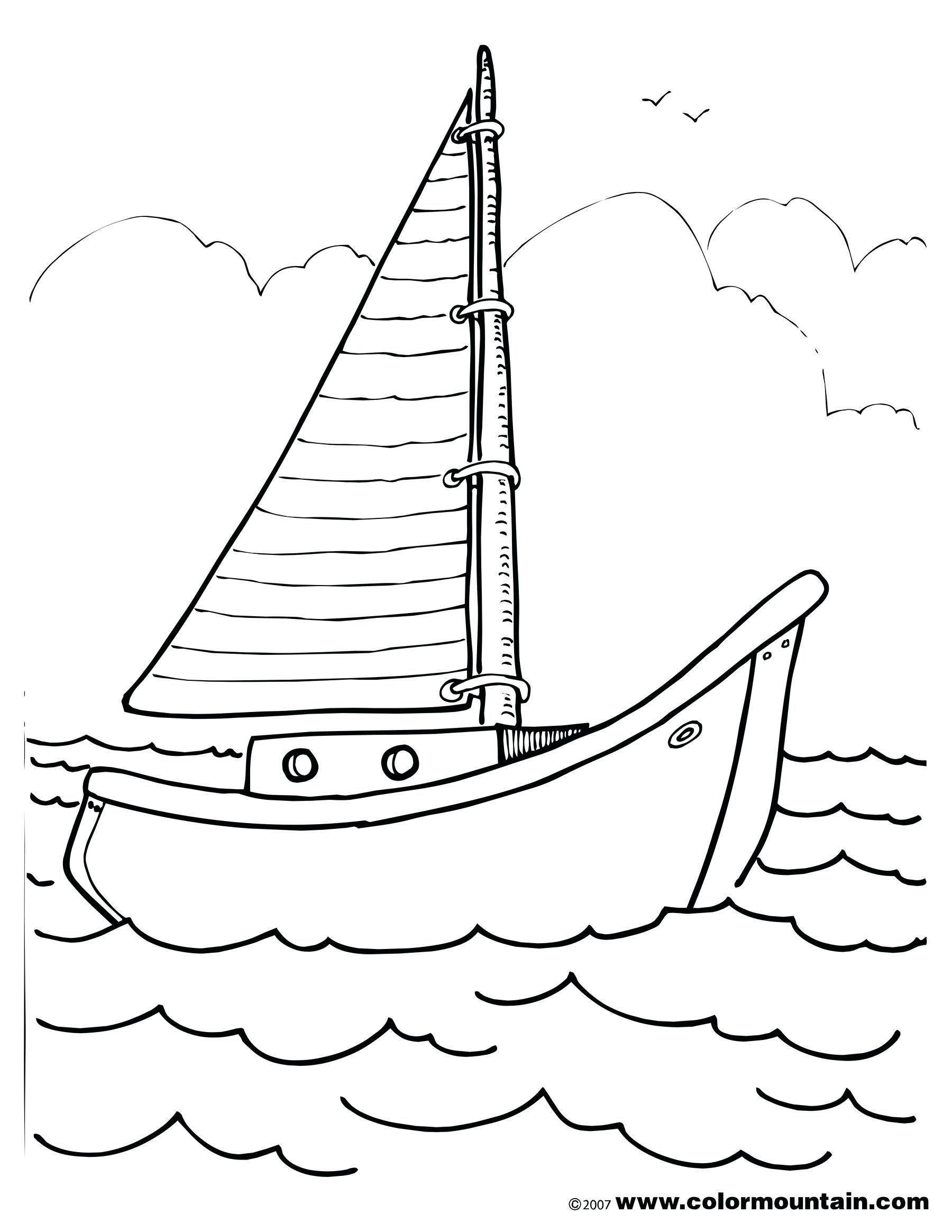 1800x2329 Boat With Coloring Pages 155 Excellent Pictures To Color Race