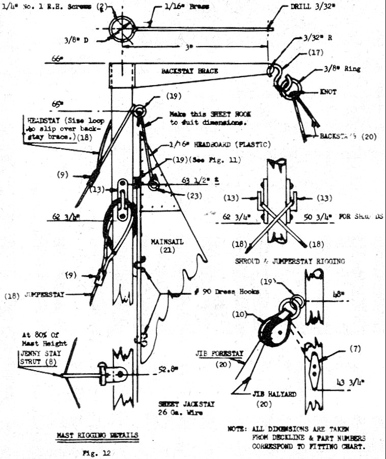 758x900 Sail Boat Parts Drawings