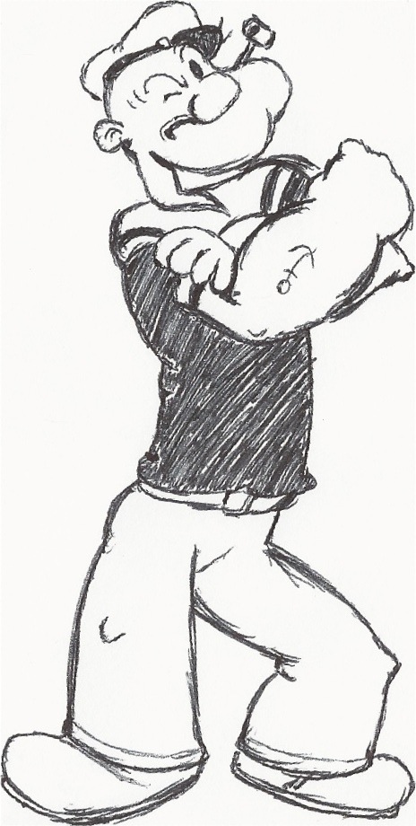 464x920 Popeye The Sailor Man By Mrblue8