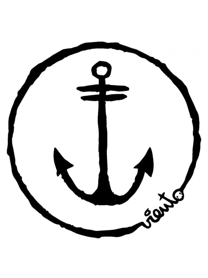 690x920 Sailor Hat Dark Gray Anchor Logo