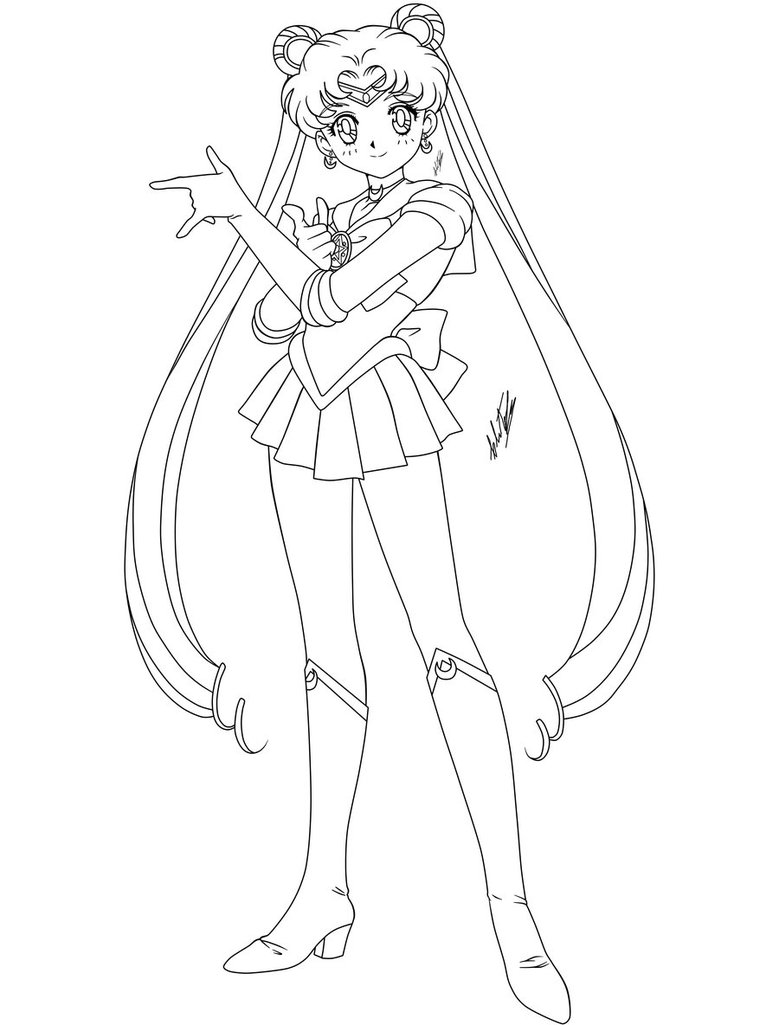 Sailor Moon Drawing at GetDrawings | Free download