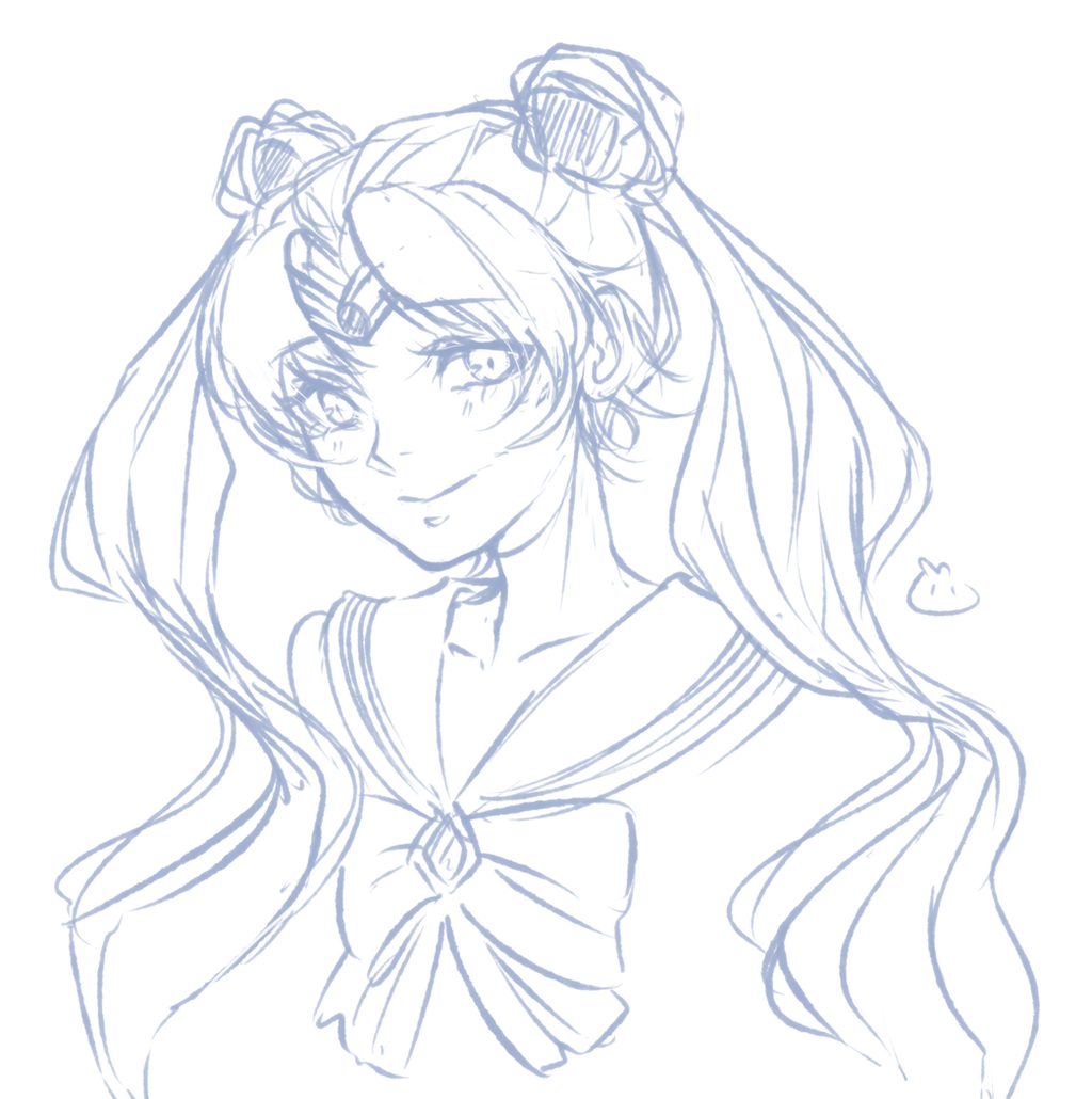 1024x1030 Sailor Moon Sketch By Danpurin