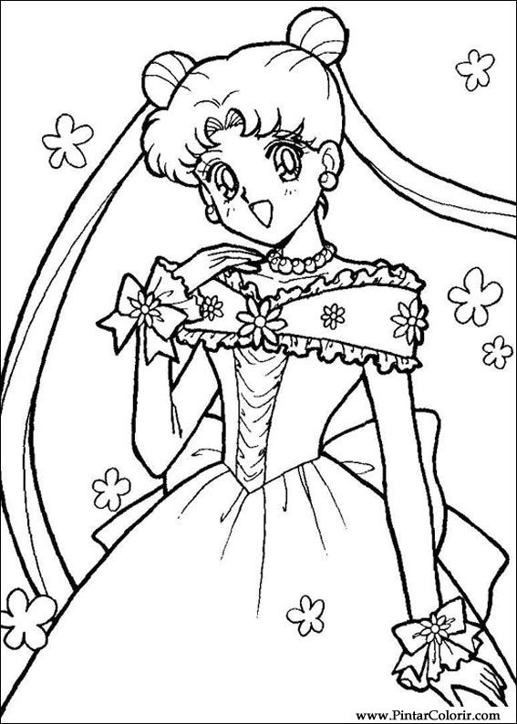 567x794 Drawings To Paint Amp Colour Sailor Moon
