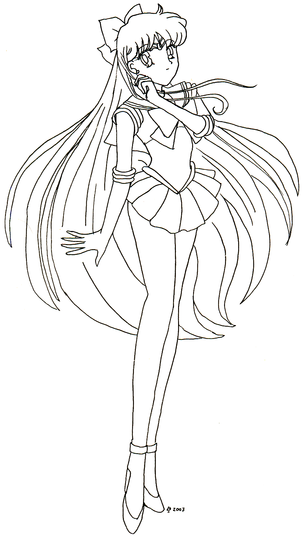 981x1708 Venus Lineart By Marinachan