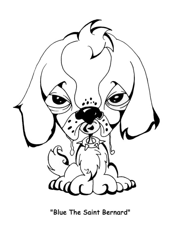 600x778 Blue The Saint Bernard By Beejaydel