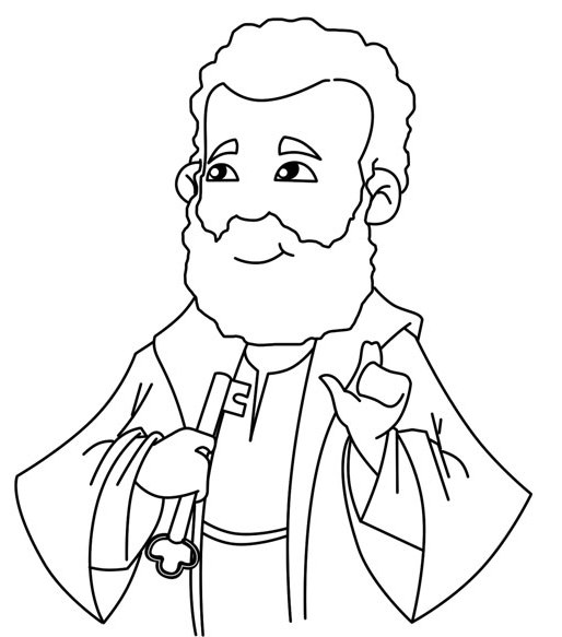 514x583 Saint Peter Simon Peter
