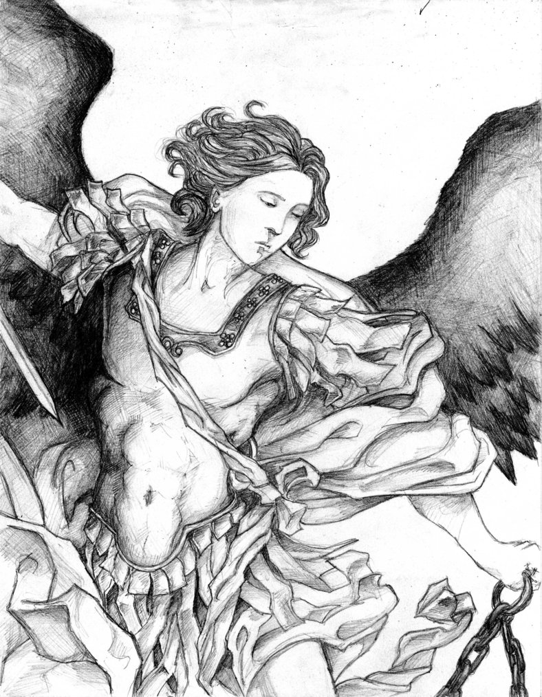 788x1014 Saint Michael The Archangel By Mithferion