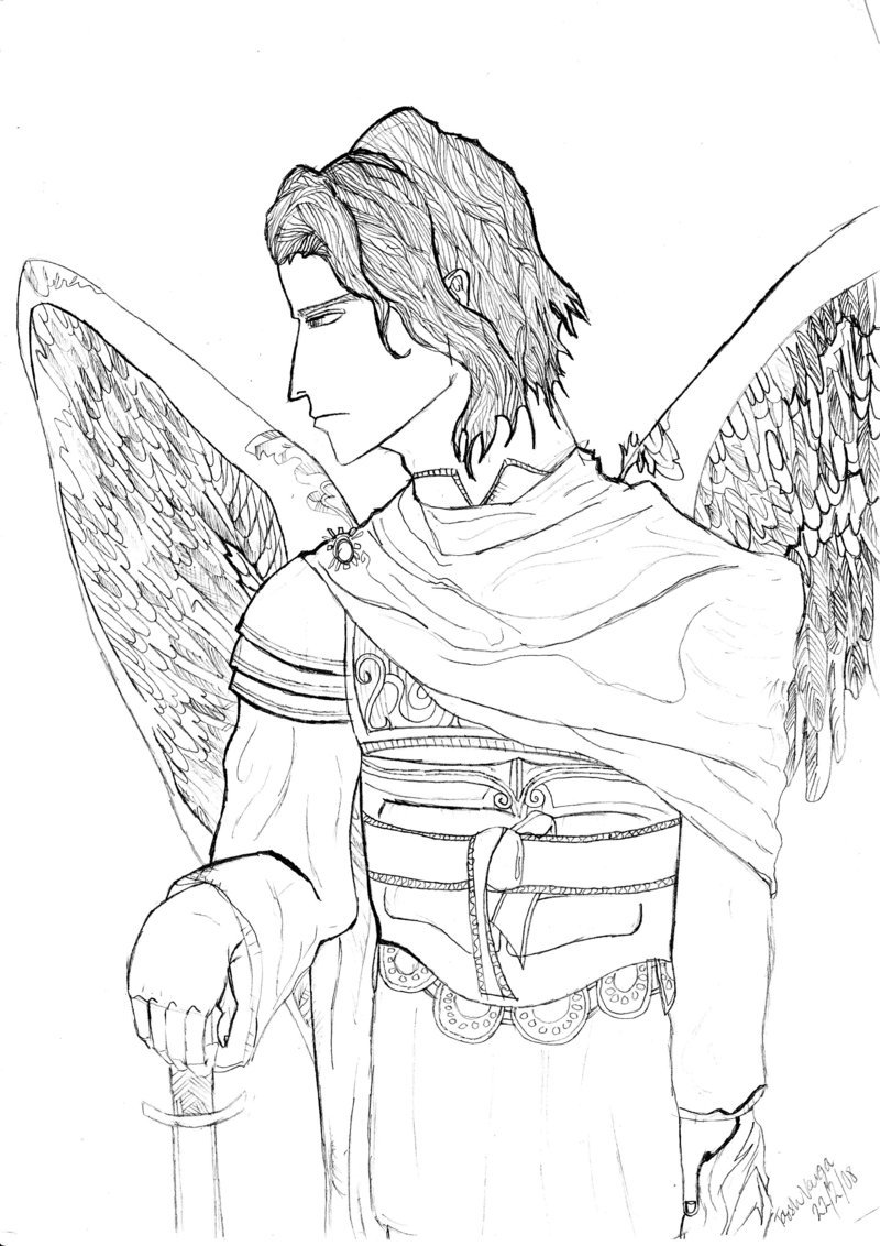 800x1132 Saint Michael The Archangel By Tash48