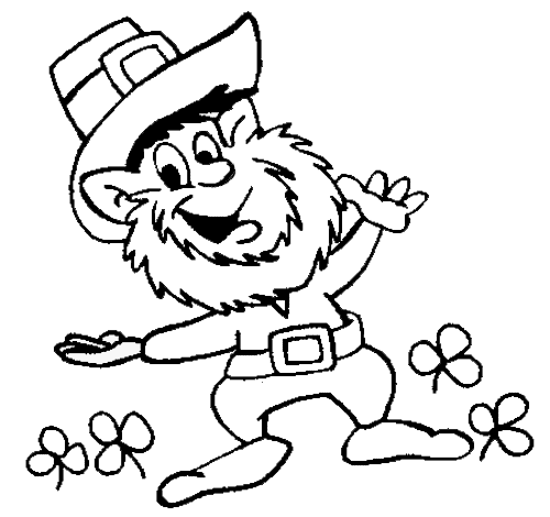 500x470 St. Patrick's Day Coloring Pages