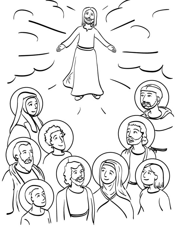 Saints Drawing at GetDrawings | Free download