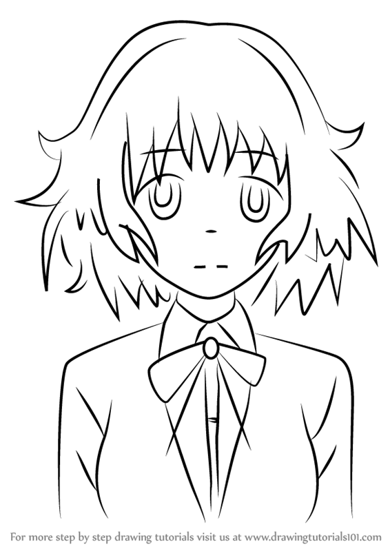 566x800 Learn How To Draw Sakura Kano From Toradora! (Toradora!) Step By