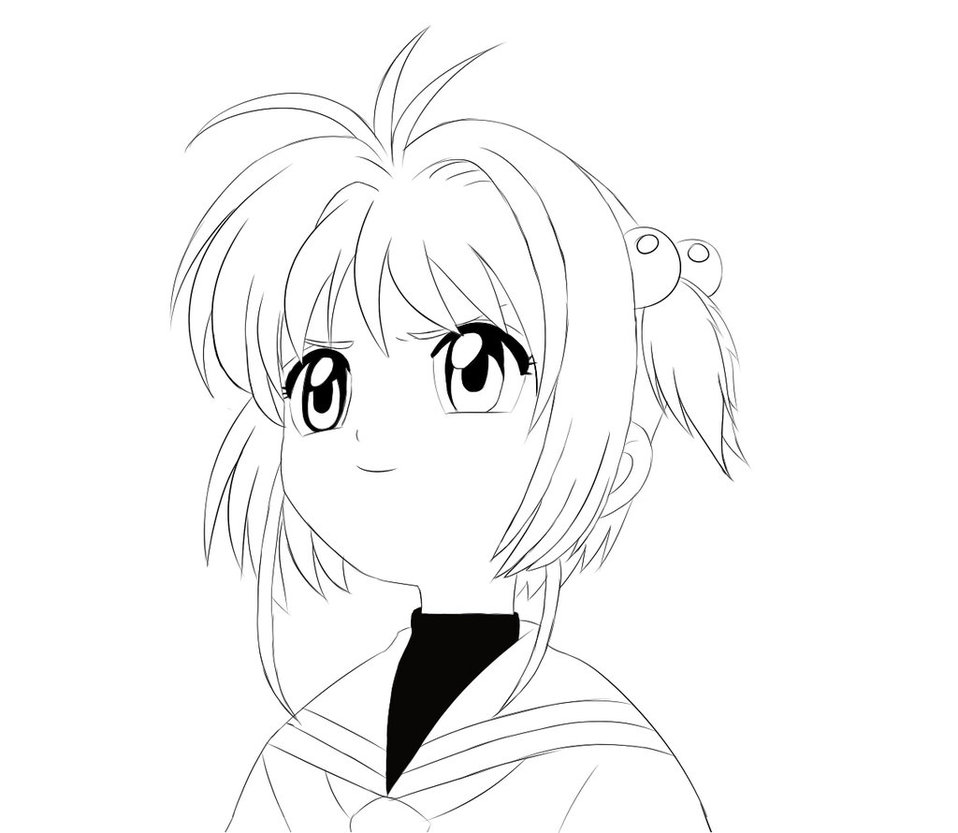958x833 Quick Sakura Sketch By Nostalgiagamerjs