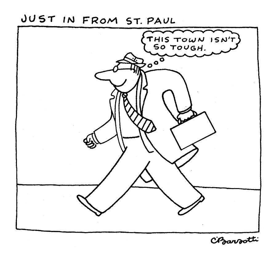 900x851 Just In From St. Paul Drawing By Charles Barsotti