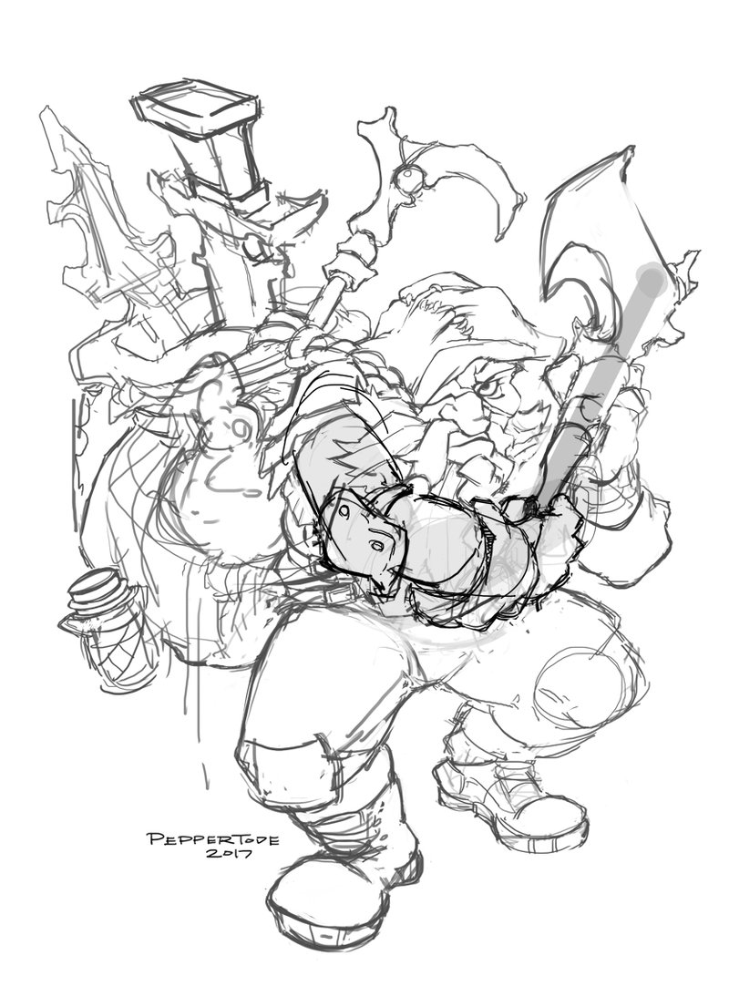 800x1105 Salesman Wip (Part 3) By Peppertode