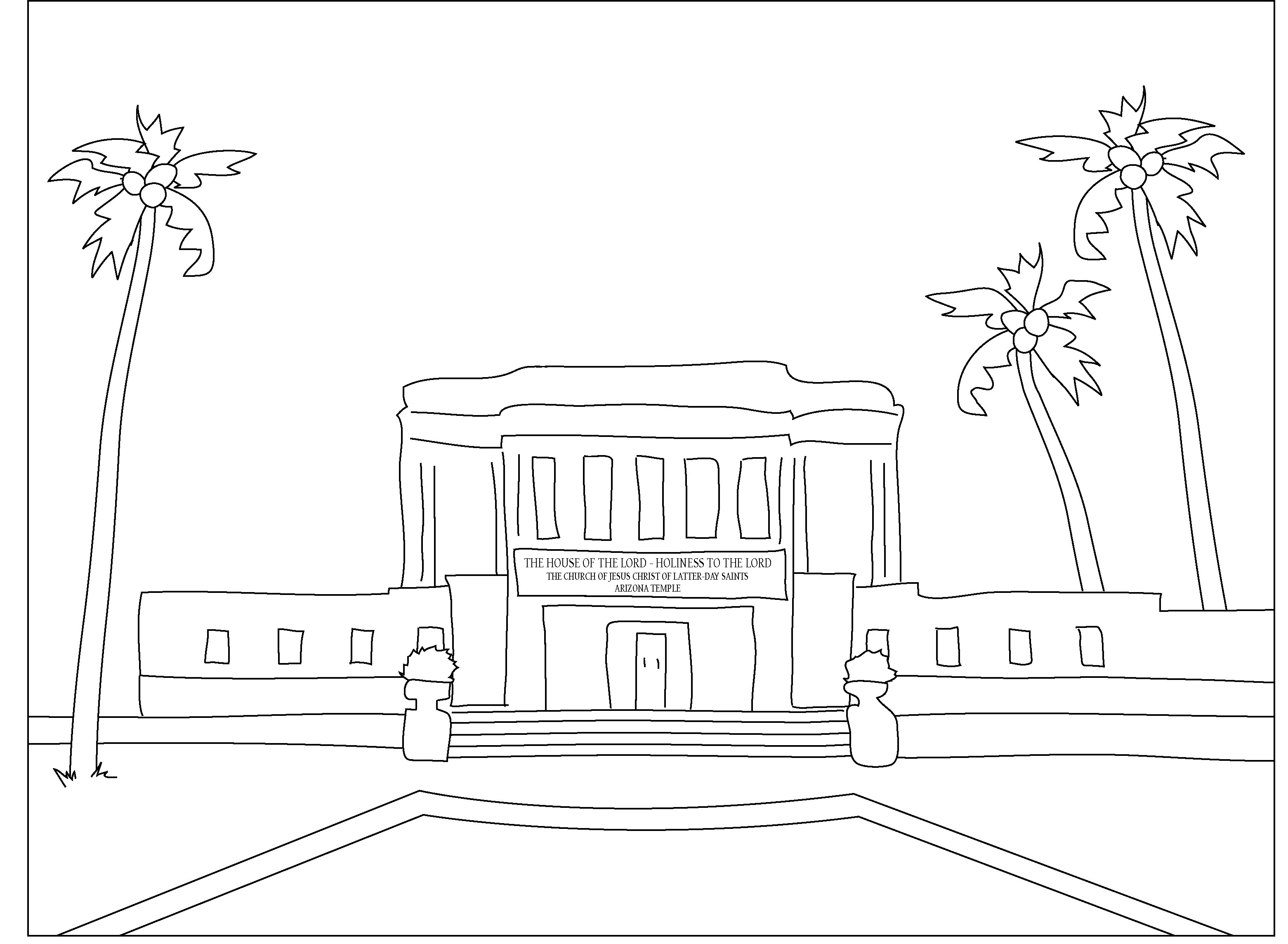 3122x2288 Kirtland Temple Coloring Page Free Draw To Color