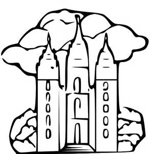 293x300 Salt Lake Temple Simple Coloring Pages Grand Kids