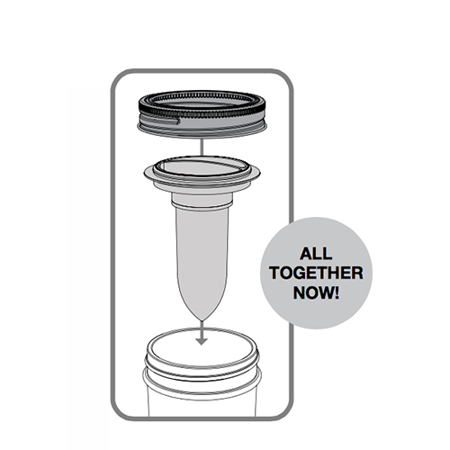 500x500 Jarware Jarware Regular Mouth Mason Jar Salt And Pepper Shaker