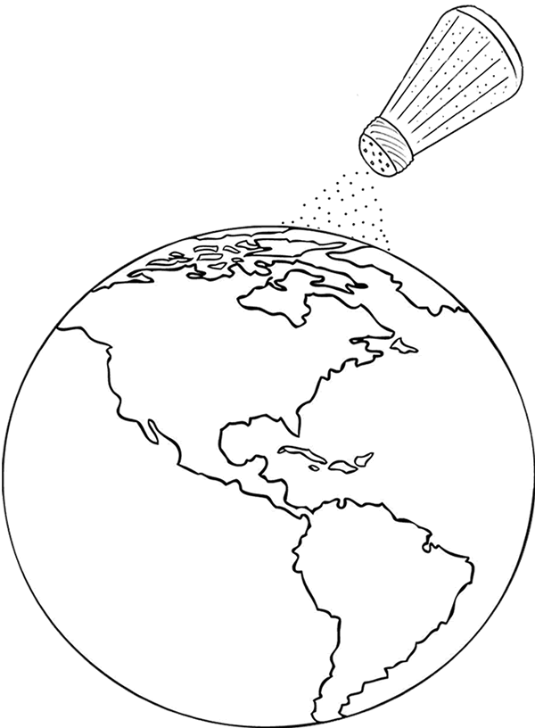 600x816 Salt Of The Earth Coloring Page Sunday School