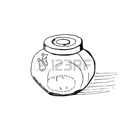 450x450 Sketch Of Salt Shaker Vector Illustration Eps10 Royalty Free