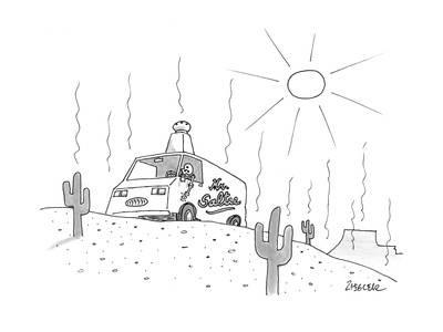 400x300 A Mr. Saltee Truck Is Parked In The Desert, With A Large Salt