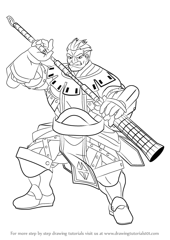 596x842 Learn How To Draw Samson From 11eyes (11eyes) Step By Step