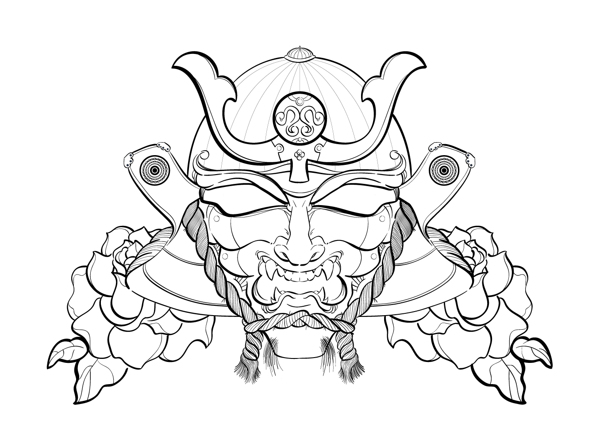 600x442 Samurai Drawings