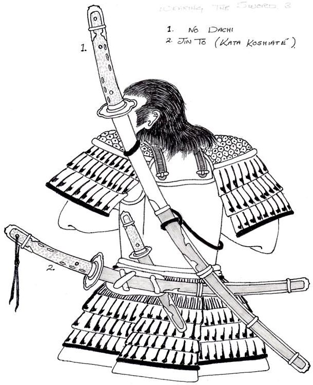 610x751 Does The Samurai Put Their Katana In The Back Nihon No Katchu