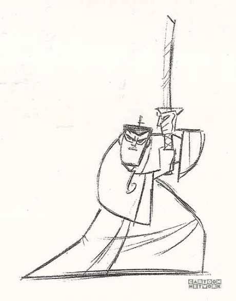 460x587 Sjgenndysketch02 Sketches Samurai Jack, Samurai