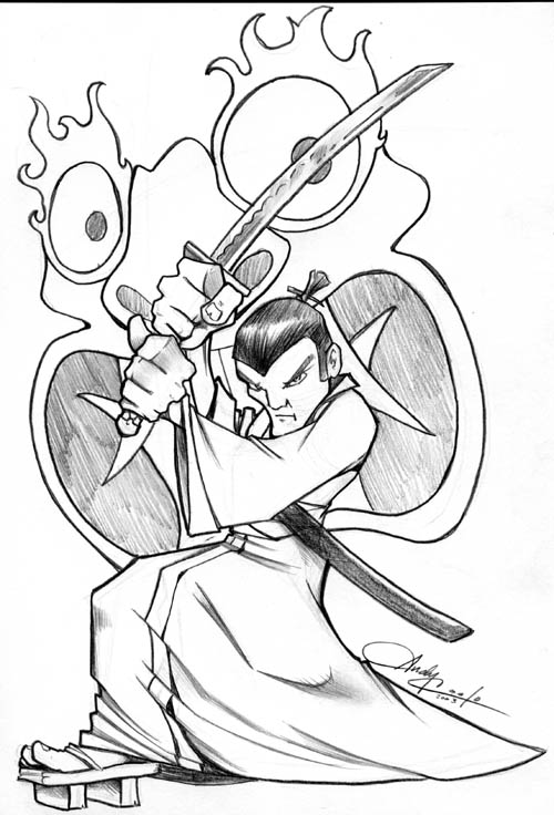 500x736 Samurai Jack By Acook