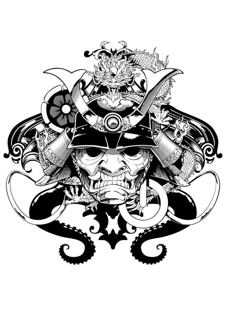 764x1046 Mascara Samurai By Aluisiosouza Tattoo Ideas