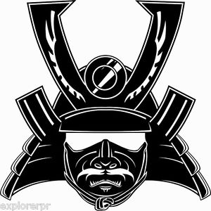 300x300 Warrior Samurai Mask Wall Decor Vinyl Sticker Decals Ebay