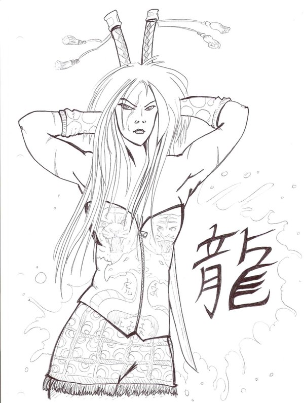 600x795 Samurai Woman By Ciobar