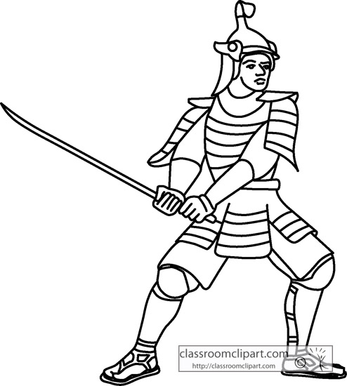 494x550 Warrior Clipart