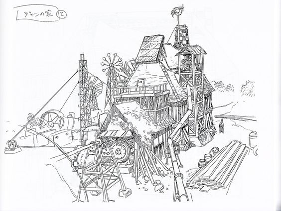 564x424 Don Shank's Concept Sketches For Carl Fredricksen's House, Which