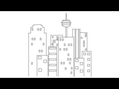 480x360 How To Draw A City