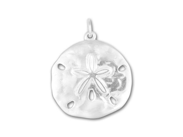 640x480 Sterling Silver Sand Dollar Pendant Artbeads