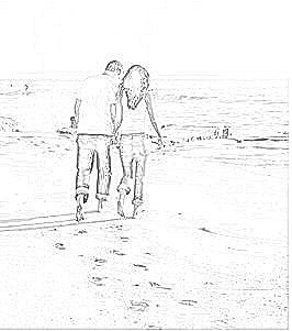 266x301 Footprints In The Sand By Hot Tamali