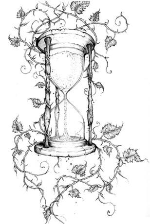 308x461 Vintage Timer And Vines Tattoo Inspiration Likey Like