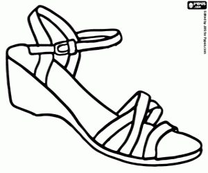 300x250 Shoes For Women Coloring Pages Printable Games