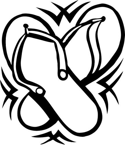 430x500 Summer Sandal Coloring Page Boys Pages