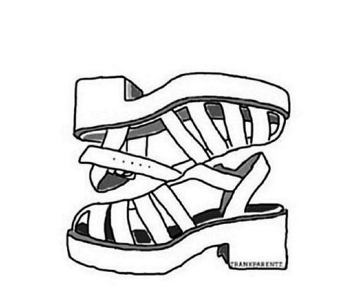 500x426 90's Sandals. Grunge. Discovered By Hannahsams