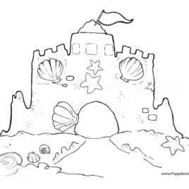 268x268 Coloring Page Sand Castle Kids Drawing And Coloring Pages