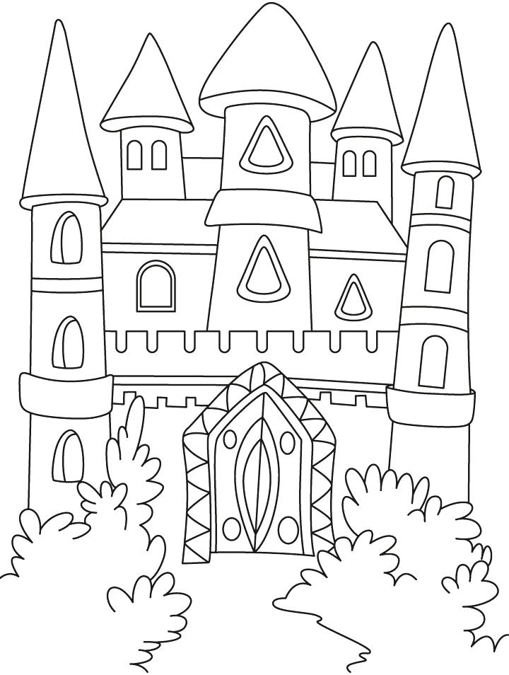 720x954 Sand Castle Coloring Pages Best Coloring Disney Book