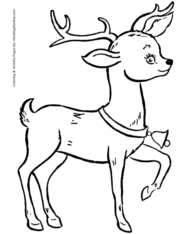 670x820 Santa Pictures To Print Santa's Reindeer Coloring Sheet