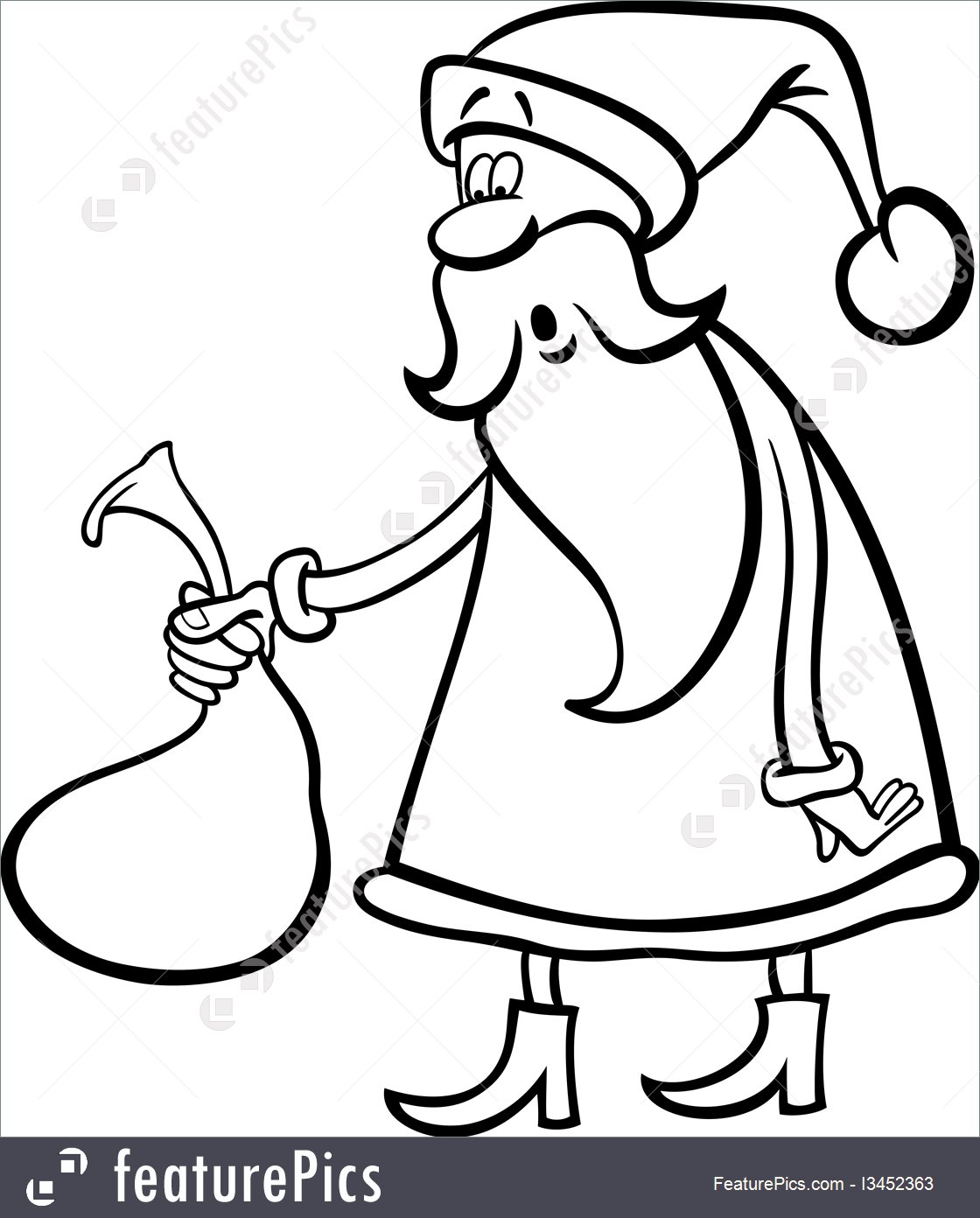 1120x1392 Holidays Santa Claus Cartoon For Coloring