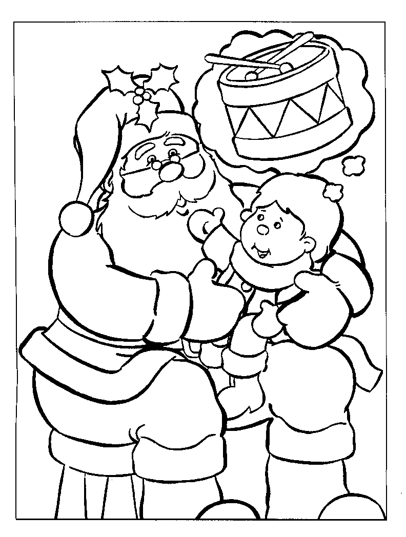 792x1048 Santa Claus Drawing Desktopwallpaper Freedownload
